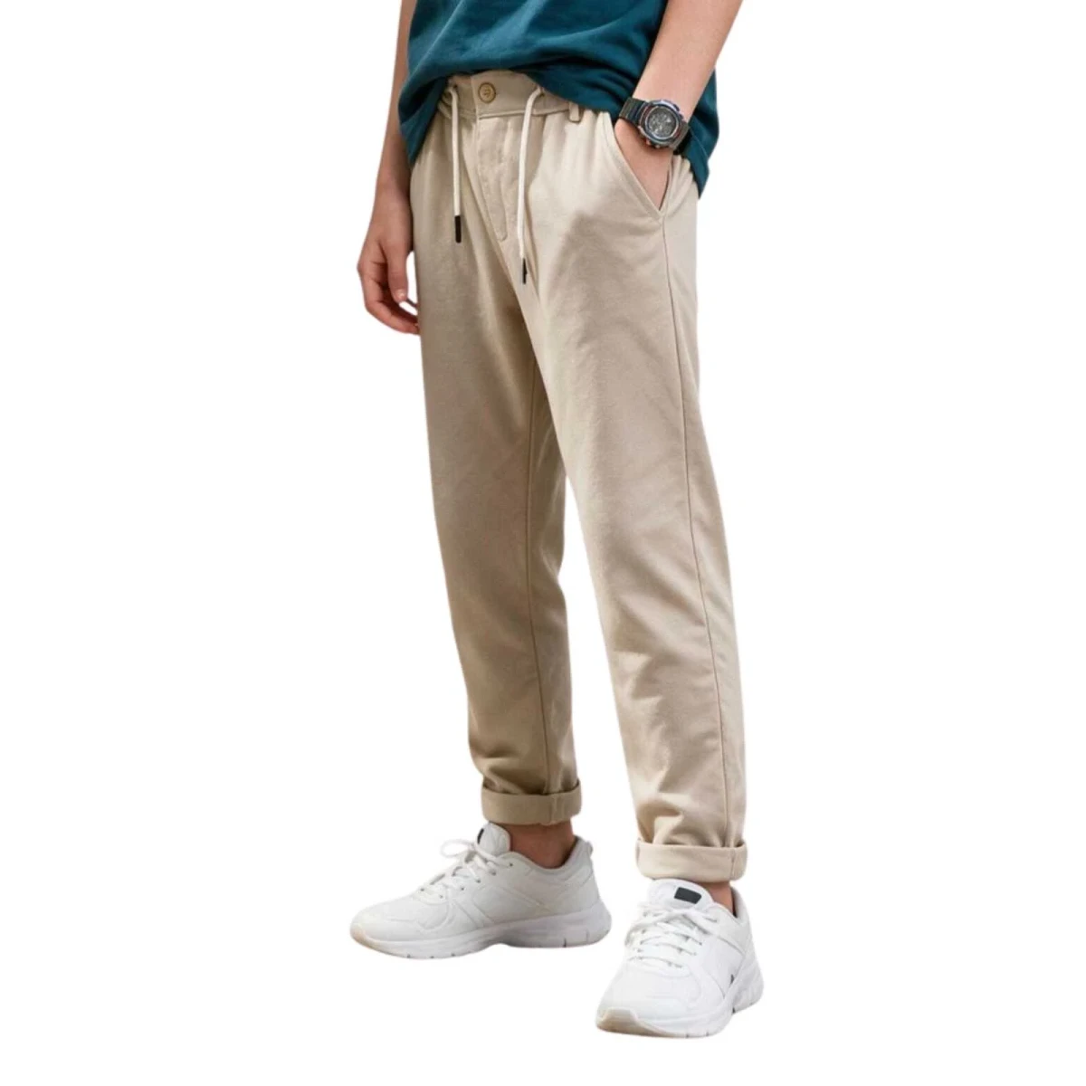 ERKEK 12/16 YAŞ KRAL PİKE ŞARDONLU PANTOLON