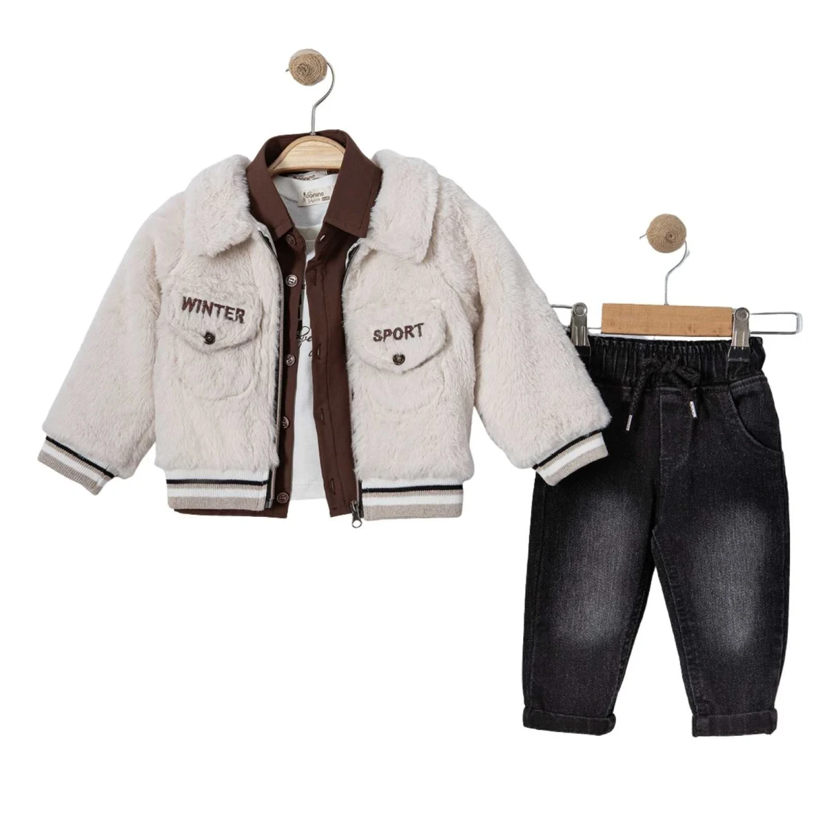 ERKEK 6/24 AY SPORT NAKIŞLI PELUŞ MONT TAKIM