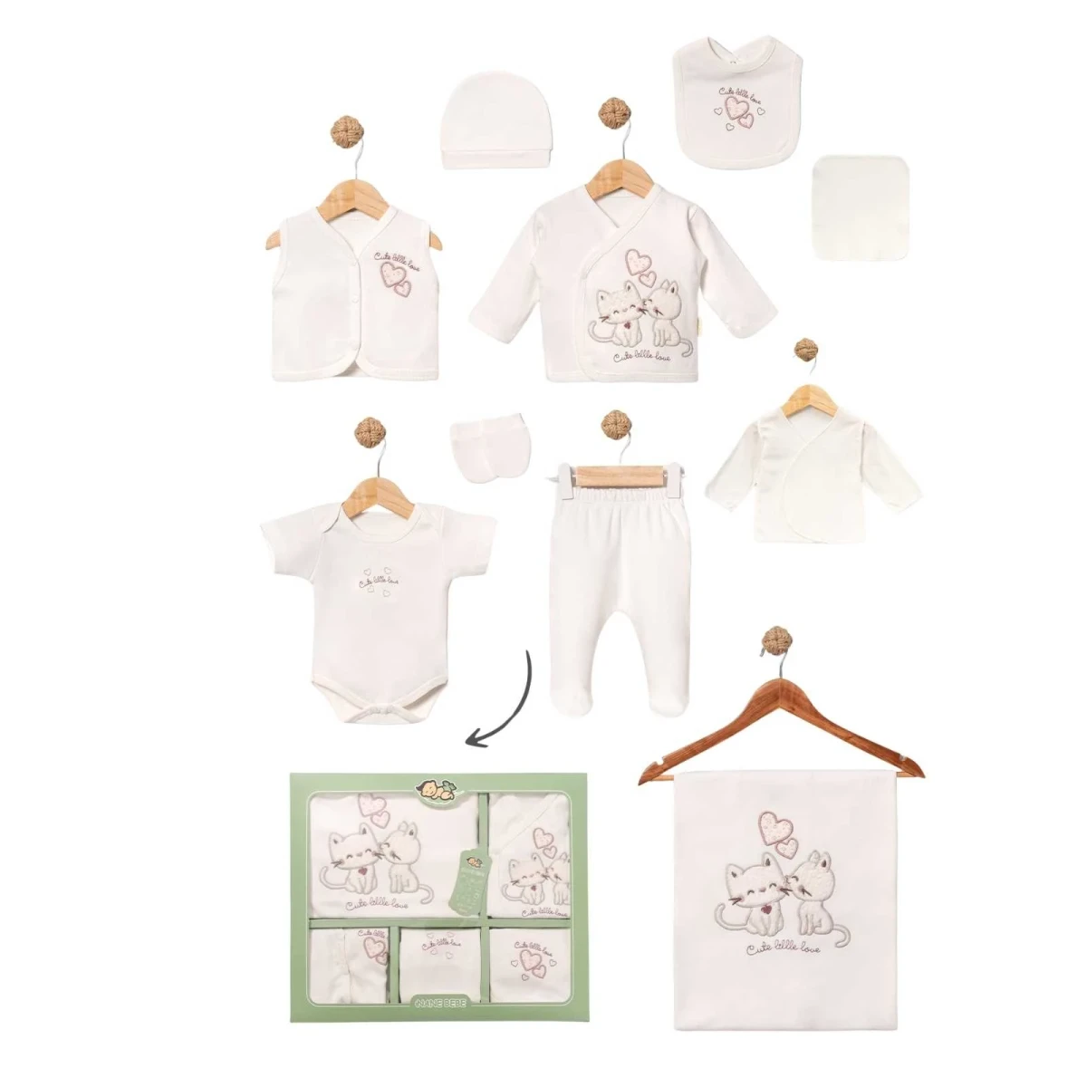 KIZ 1/3 AY KALPLİ KEDİ 10 LU SET
