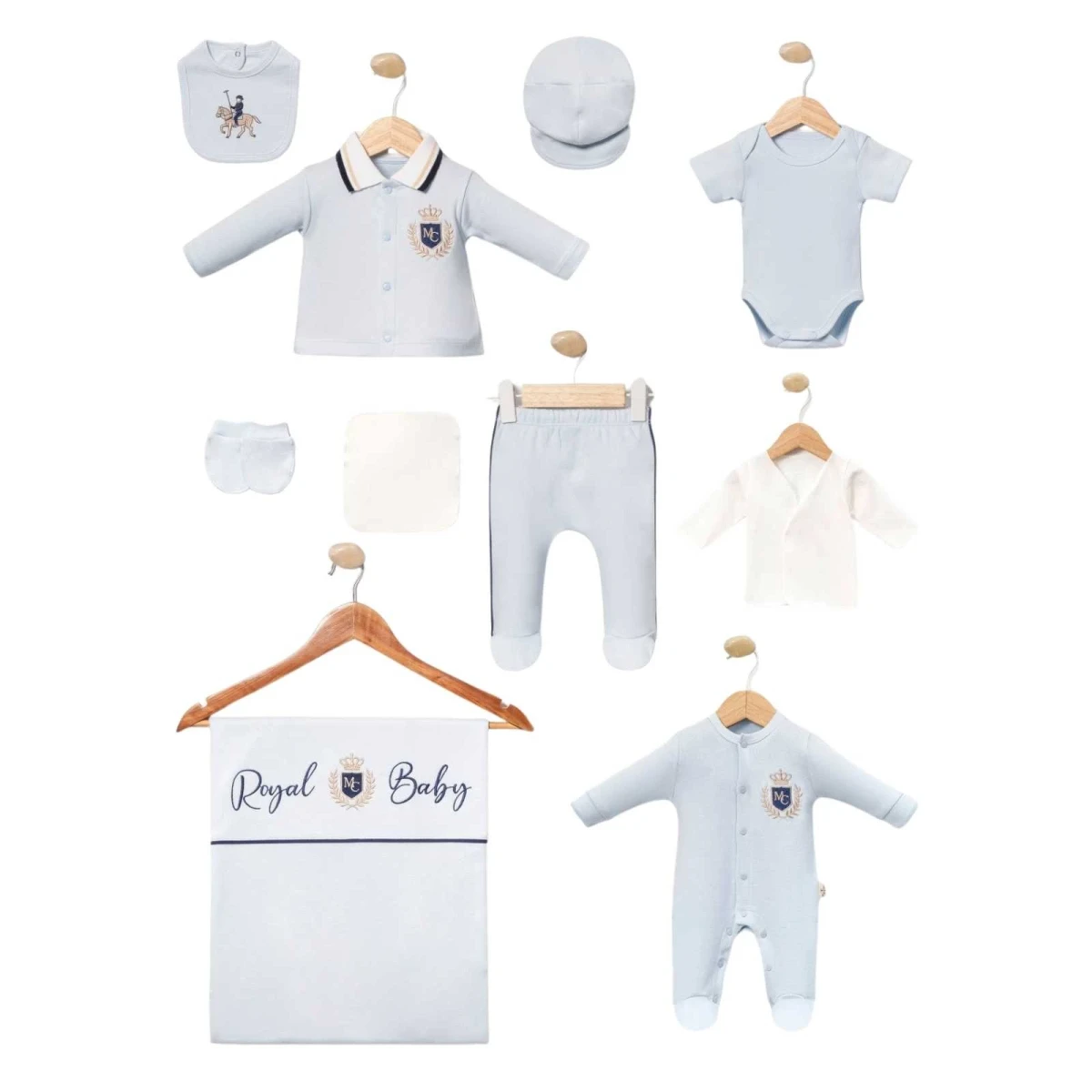 UNISEX 3/3 AY ROYAL BEBEK 10 LU SET
