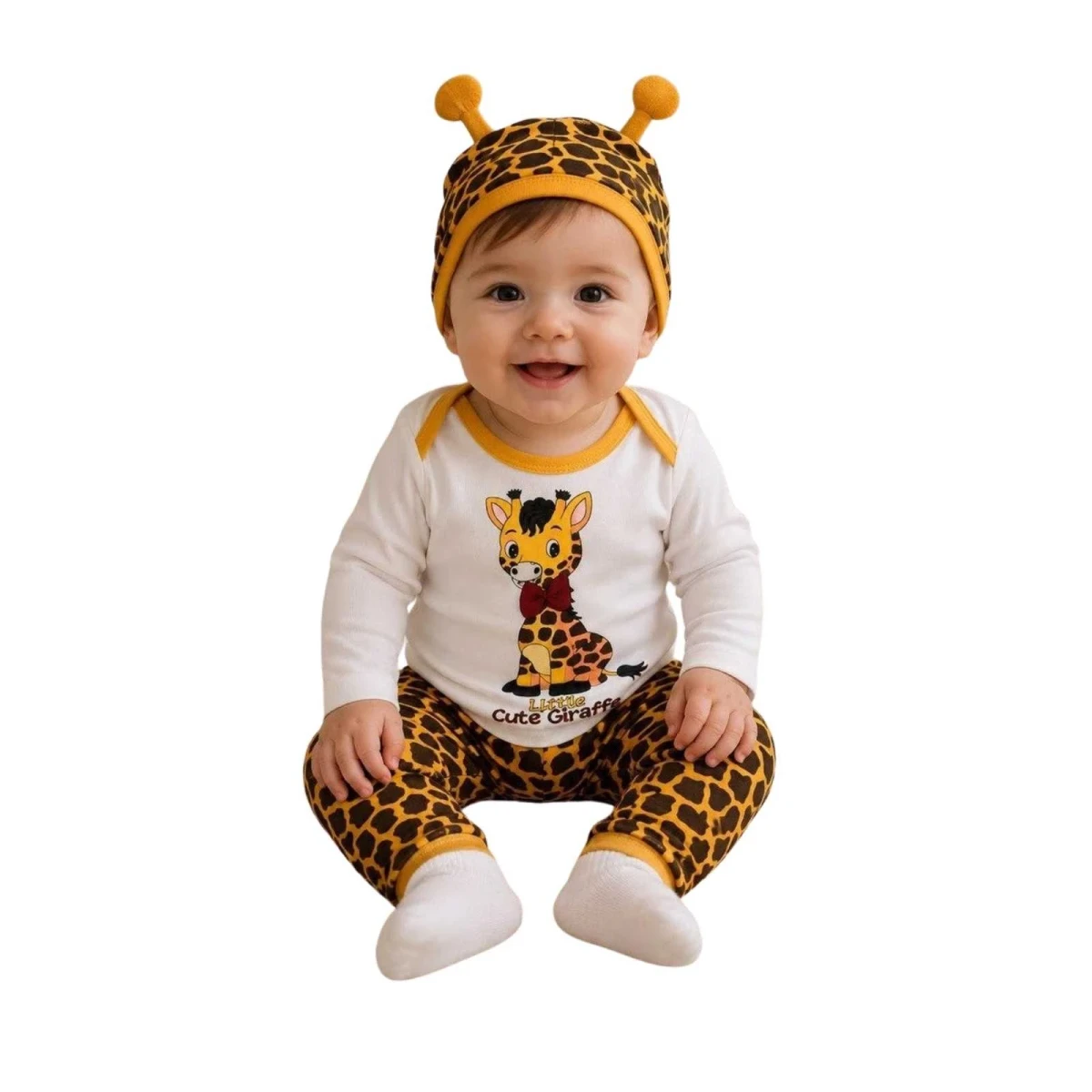 UNISEX 3/6 AY ZÜRAFA BADİLİ 3 LÜ TAKIM