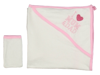 UNISEX 1/36 AY I MUM DAD NAKIŞLI HAVLU SİLGİ