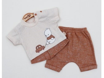 ERKEK 3/9 AY AYICIKLI GÖMLEK DETAYLI 2Lİ SWEAT TAK