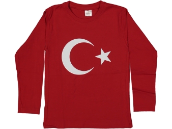 UNISEX 5/8 YAŞ AY YILDIZ UZUN KOL BADİ