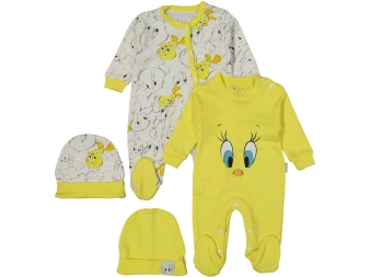 UNISEX 3/6 AY MİNİK CİVCİV 2Lİ TULUM