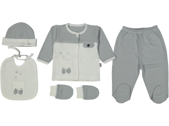 ERKEK 1/3 AY TRİKO 5Lİ ZIBIN SET