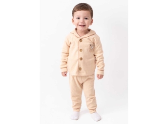 ERKEK 9/24 AY AYICIK SÜZENE NAKIŞLI AYLIK PİJAMA T