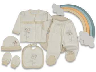 KIZ 1/3 AY ÇİÇEKLİ ZIBIN TAKIM