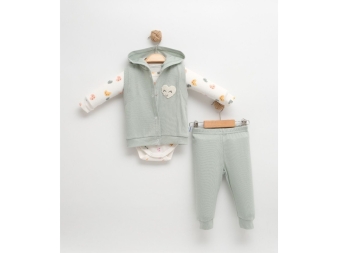 KIZ 6/12 AY KAPLİ ÜÇLÜ TAKIM