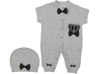 ERKEK 3/9 AY KISA KOL KRAL TAÇLI TULUM