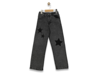 KIZ 11/15  YILDIZLI TAŞLI PANTALON