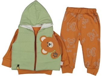 UNISEX 9/18 AY AYICIKLI RELAX ŞİŞME YELEKLİ 3LÜ TAKIM 