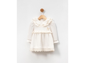 KIZ 6/18 AY İNCİLİ KIZ ELBİSE