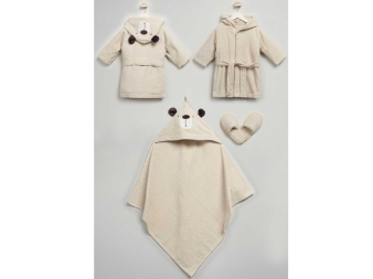 UNISEX 1/24 AY AYILI DESEN BORNOZ SETİ