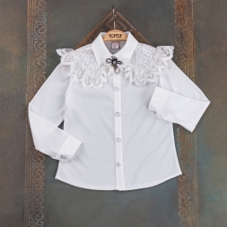 5-8 YAŞ KIZ ÇOCUK OKUL GÖMLEĞİ