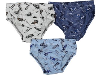 ERKEK 2/3  YAŞ KARIŞIK DESENLİ SLİP KİLOT