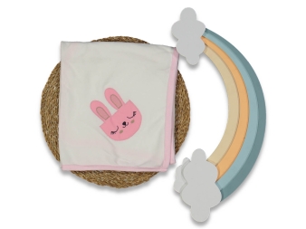 UNISEX 3/18 AY 80*90CM TAVŞAN NAKIŞLI PENYE BATTAN