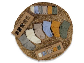 ERKEK 1/9 AY KUTULU KOMED NEW BORN ÇORAP