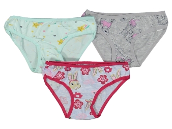 KIZ 4/5  YAŞ KARIŞIK BASKILI 12'Lİ SLİP KİLOT