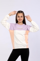 KIZ 5/8 YAŞ DREAMER NAKIŞLI RENKLİ SWEAT 
