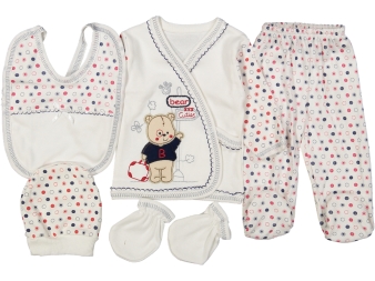 BEBE 5Lİ ÇANTALI AYI SET
