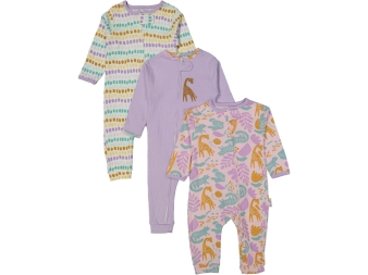 KIZ 9/18 AY FERMUARLI ÇİÇEK ZÜRAFA BASKILI GÖKKUŞAĞI TULUM