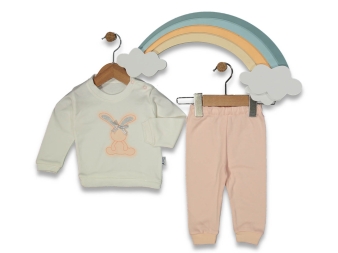 BEBE 3/6 AY TAVŞAN NAKIŞLI  TULUM