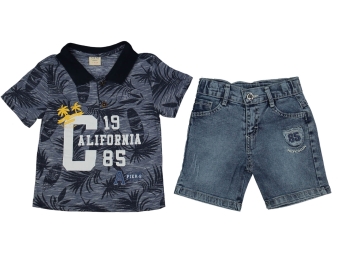 ERKEK 2/5 YAŞ CALIFORNIA BASKILI TAKIM