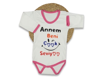 UNISEX 1/36 AY 40/1 PENYE UZUN KOLLU ANNEM YAZILI 