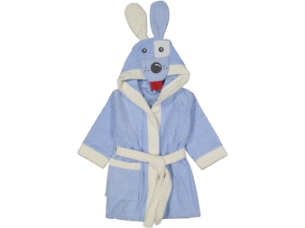 ERKEK 1/3 YAŞ KULAKLI KAPŞONLU DOKUMA BORNOZ