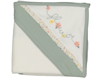 KIZ 1/12 AY ÇİÇEKLİ SİLGİ HAVLU