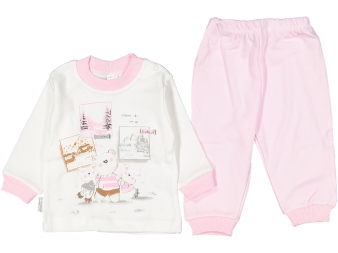 BEBE 1/2 YAŞ ÜÇLÜ AYI PİJAMA TAKIM