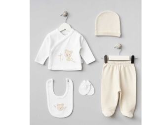 UNISEX 1/3 AY SEVİMLİ KAPLAN 5 Lİ ZIBIN TAKIM
