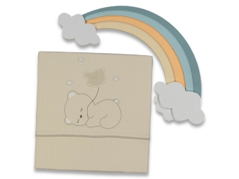 ERKEK 1/6 AY BALON  AYI HAVLU SİLGİ