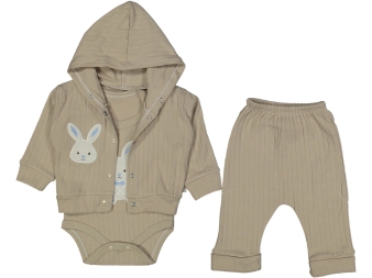 ERKEK 3/9 AY PAPYONLU TAVŞAN 3'LÜ TAKIM