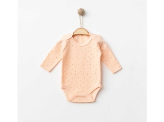 KIZ 1/9 AY RAPOR ÇİÇEK KOLLU KÜÇÜK BADY