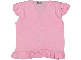 KIZ 5/8 YAŞ FIRFIRLI GARSON YELEK 