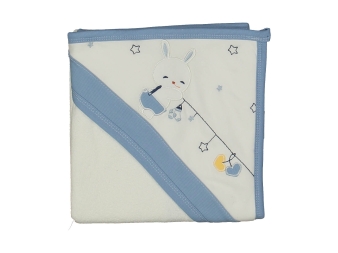 UNISEX 1/12 AY YILDIZLI TAVŞAN HAVLU SİLGİ 