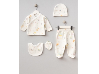 BEBE 1/3 AY TİLKİ 5 Lİ ZIBIN TAKIMI