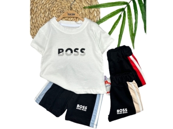 ERKEK 2/5 YAŞ BS BASKILI  KISA KOLLU TAKIM