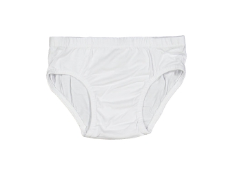 ERKEK 10/11 YAŞ BEYAZ LİKRALI KOM SLİP 