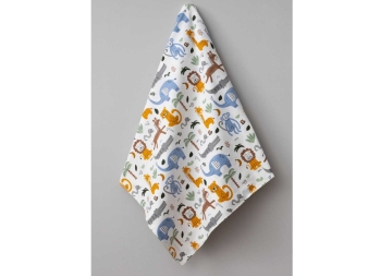 UNISEX 1/9 AY MAYMUN FİL DESEN PAZEN BATTANİYE