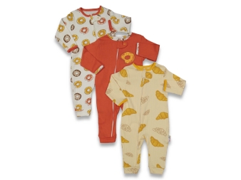 UNISEX 9/18 AY FERMUARLI KURUVASAN BASKILI TULUM