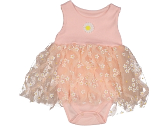 KIZ 6/18 AY PAPATYALI TÜLLÜ BADİLİ ELBİSE