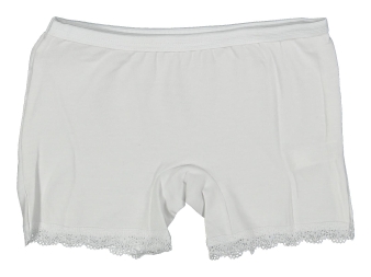 KIZ 8/9  YAŞ BEYAZ LİKRALI BOXER