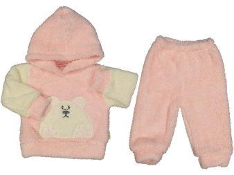 ERKEK 6/12 AY AYI NAKIŞLI KAPŞONLU TAKIM