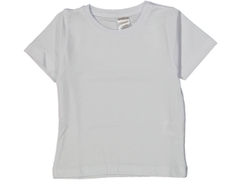 UNISEX 5/8 YAŞ DÜZ KISA KOL BADİ