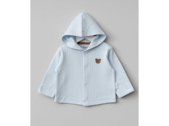 UNISEX 3/12 AY KAPÜŞONLU HIRKA