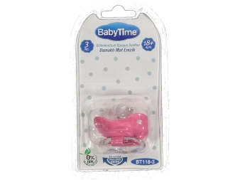 BEBE SİLİKON DAMAKLI MAT GÖVDELİ EMZİK NO 3