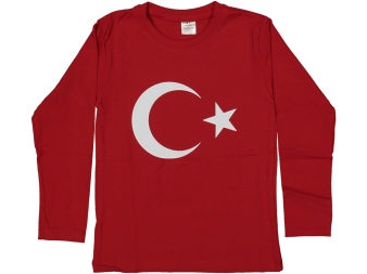 UNISEX 13/16 YAŞ AY YILDIZ UZUN KOL BADİ